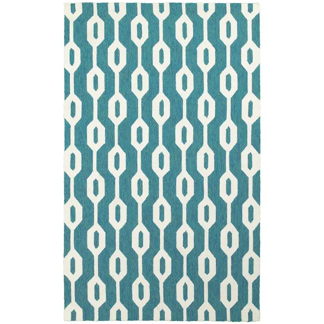 Tommy Bahama Atrium Spa Blue Outdoor Rug (51102)