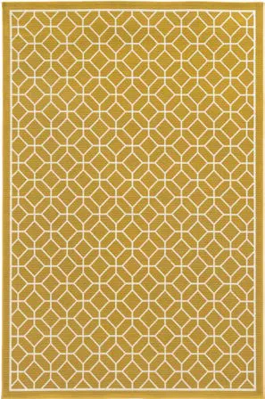 Riviera Yellow Outdoor Rug (4771H)