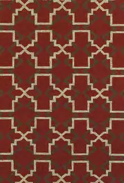 Tommy Bahama Atrium Red Outdoor Rug (51103)