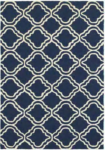 Tommy Bahama Atrium Navy Blue Outdoor Rug (51111)
