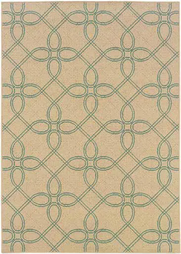 Montego Beige/Spa Outdoor Rug (6991J)