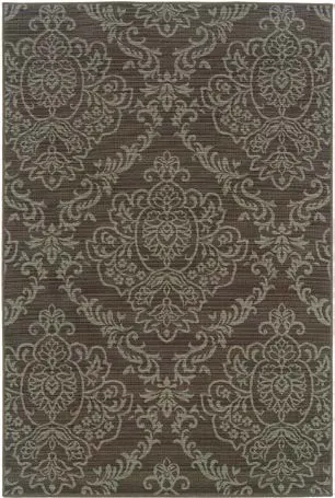 Bali Dark/Light Taupe Outdoor Rug (8424P)