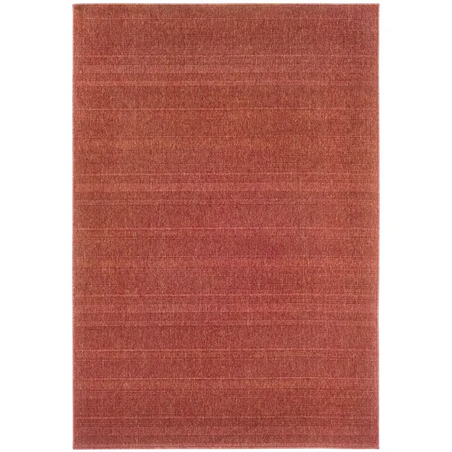 Lanai Solid Red Outdoor Rug (781C)