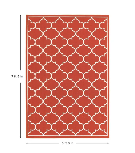 Meridian Red Outdoor Rug (1295R)