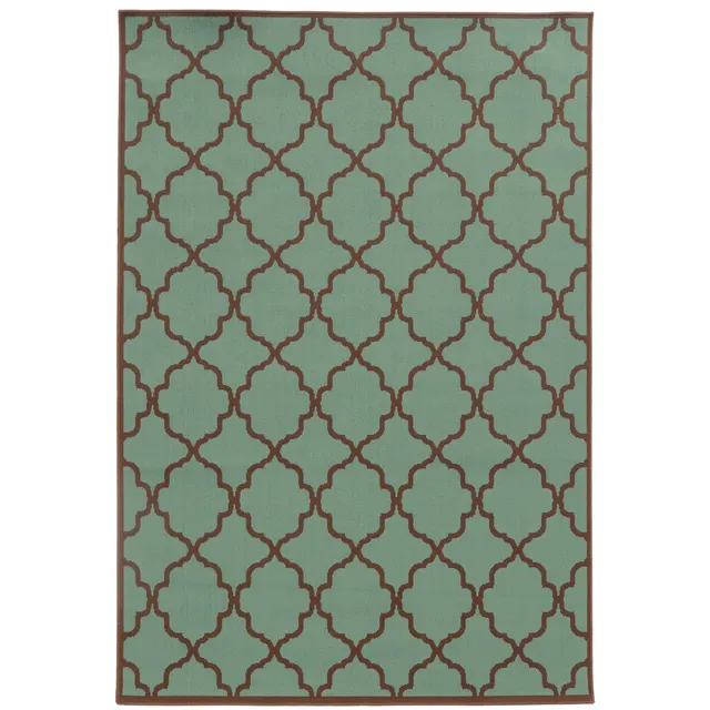 Riviera Spa/Chocolate Outdoor Rug (4770A)