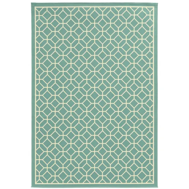 Riviera Spa/Beige Outdoor Rug (4771E)