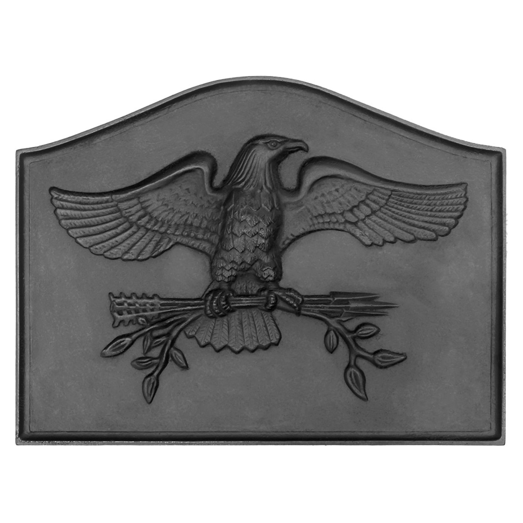 Minuteman American Eagle cast-iron fireback