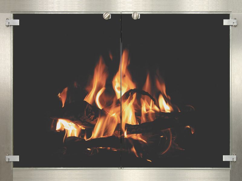 Stoll TotalView fireplace doors