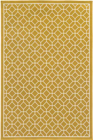 Riviera Yellow Outdoor Rug (4771H)