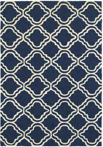 Tommy Bahama Atrium Navy Blue Outdoor Rug (51111)