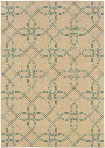 Montego Beige/Spa Outdoor Rug (6991J)