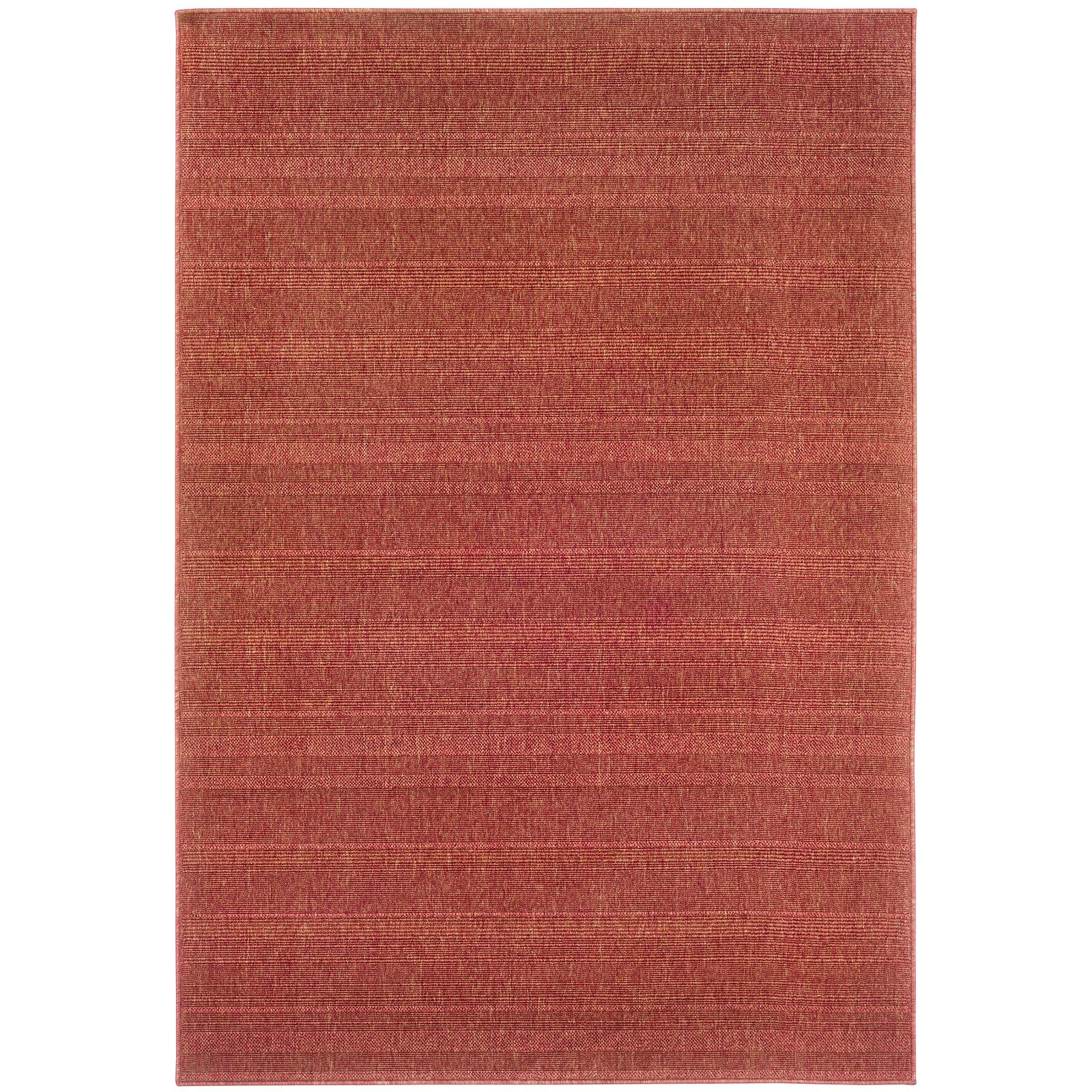 Lanai Solid Red Outdoor Rug (781C)