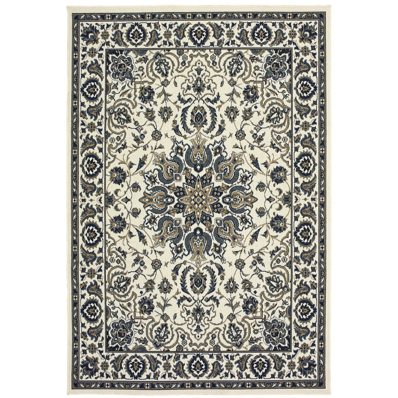 Marina Grey Oriental Style Outdoor Rug (1248W)