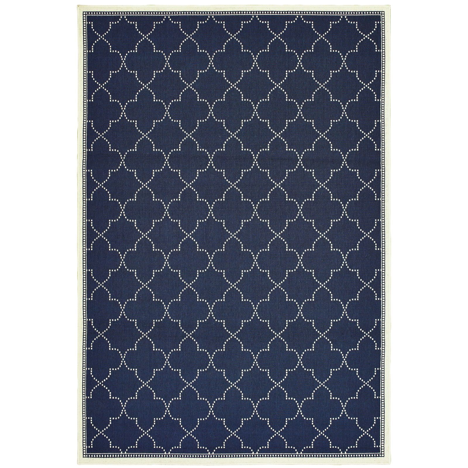 Marina Navy Blue Outdoor Rug (6025P)