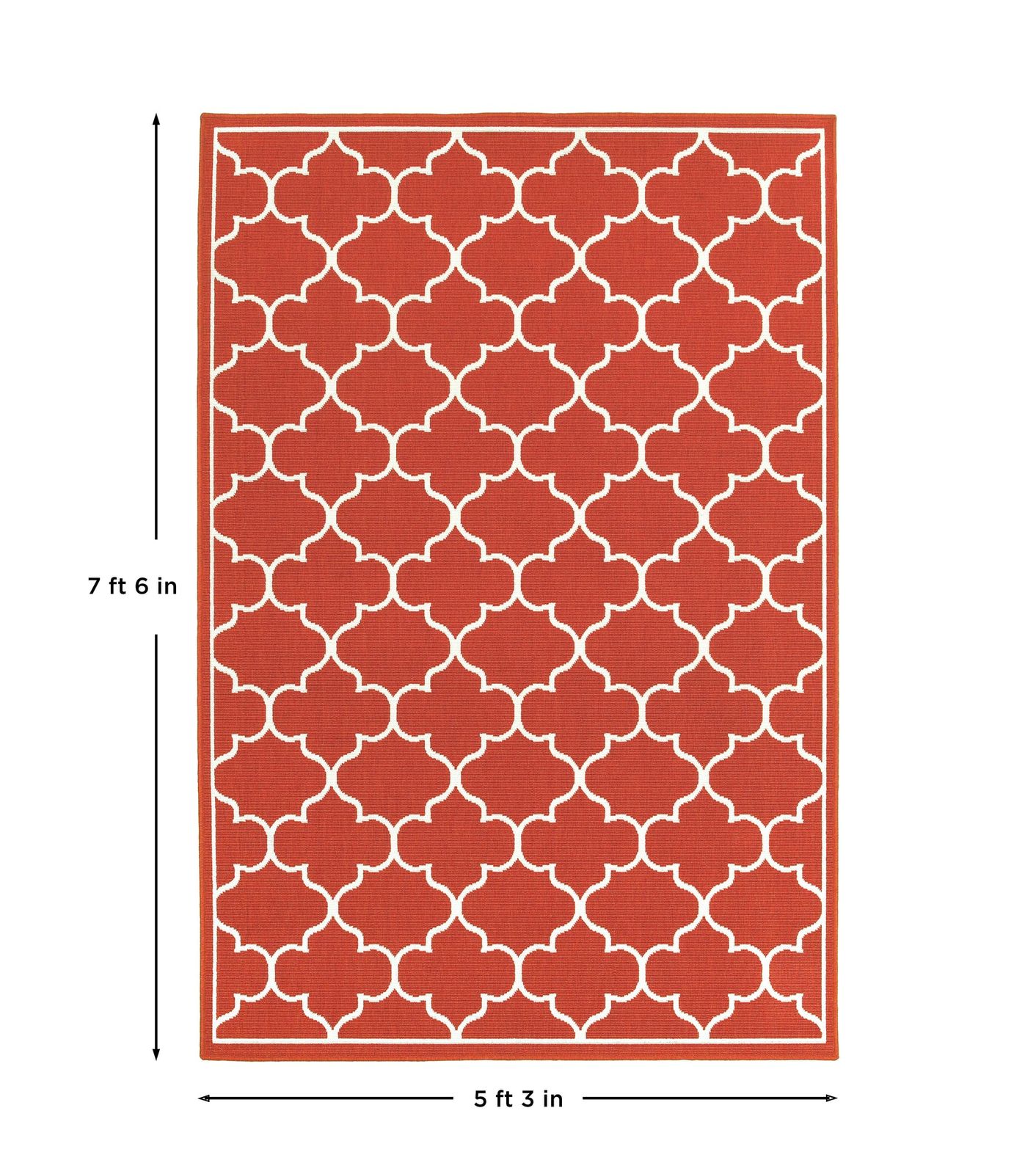 Meridian Red Outdoor Rug (1295R)