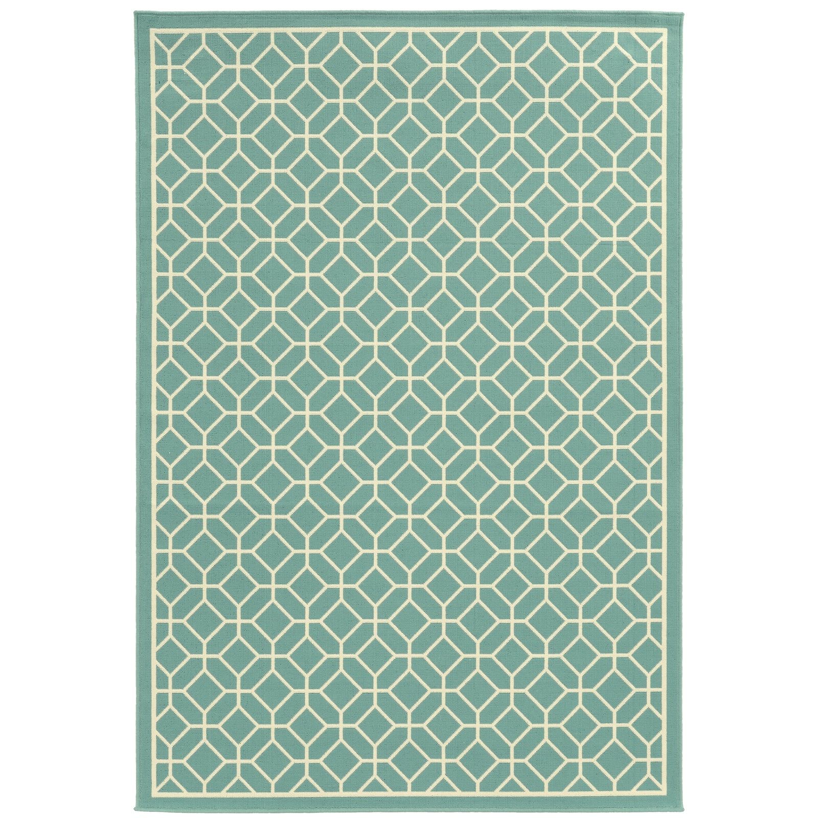 Riviera Spa/Beige Outdoor Rug (4771E)